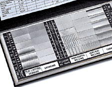 表面光洁度对照卡