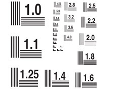 NBS 1963A 分辨率测试板