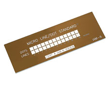 细线圆点标准镜台测微尺