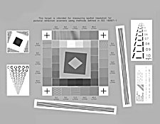 反射式扫描测试靶