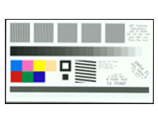 彩色扫描仪测试卡