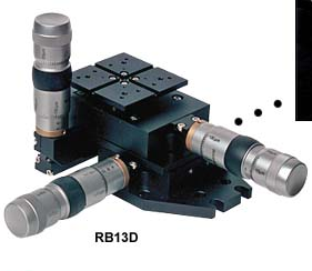 三轴差分螺旋平移台：13mm行程