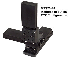 压缩式机动平移台：25mm行程