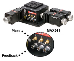步进电机驱动三轴NanoMax平移台：4mm行程