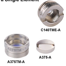 模塑玻璃非球面镜：350至700纳米增透